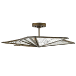 Потолочный светильник фигурный с состаренными зеркальными панелями Antique Mirror варинант исполнения - 2 | Loft Concept в Красноярске