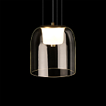 Подвесной светильник с цилиндрическим прозрачным стеклянным плафоном Grada Light варинант исполнения - 5 | Loft Concept в Красноярске