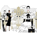 Megan Hess. Elegance варинант исполнения - 4 | Loft Concept в Красноярске