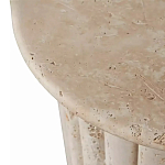 Дизайнерский журнальный стол круглый с фактурным основанием Kibul варинант исполнения - 2 | Loft Concept в Красноярске