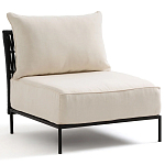 Уличное кресло Alaric Armchair Black варинант исполнения - 1 | Loft Concept в Красноярске