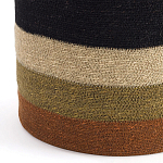 Плетеная корзина в полоску Iweala Wicker Basket варинант исполнения - 2 | Loft Concept в Красноярске