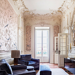 Обои ручная роспись Earlham Almost Mauve варинант исполнения - 2 | Loft Concept в Красноярске