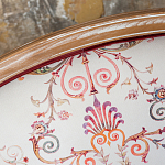 Трехместный диван из массива бука бежевый с растительным орнаментом Raffael Renaissance Beige Sofa варинант исполнения - 5 | Loft Concept в Красноярске