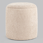 Пуфик Бежевое Букле Poof Alice Beige Boucle  варинант исполнения - 5 | Loft Concept в Красноярске