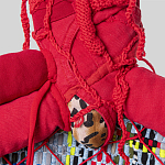 Настенный ковер разноцветный из одежды Heart варинант исполнения - 4 | Loft Concept в Красноярске