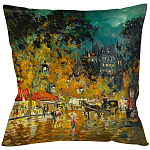 Подушка декоративная Париж Impressionism in Art варинант исполнения - 1 | Loft Concept в Красноярске