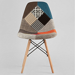 Стул с обивкой в технике пэчворк DSW варинант исполнения - 2 | Loft Concept в Красноярске