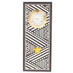 Часы подарочные настольные в виде погона Генерала из натурального камня Змеевик Silver Military Clock варинант исполнения - 10 | Loft Concept в Красноярске