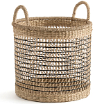 Круглая плетеная корзина Renee Wicker Basket варинант исполнения - 1 | Loft Concept в Красноярске