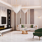 Бра с подвесками из рифленного стекла в форме капель Textured Glass варинант исполнения - 4 | Loft Concept в Красноярске