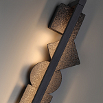 Бра вертикальное с черными кругами и квадратами Gravyura варинант исполнения - 2 | Loft Concept в Красноярске