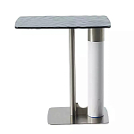 Дизайнерский журнальный стол с прямоугольной рельефной столешницей Nord варинант исполнения - 1 | Loft Concept в Красноярске