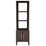 Этажерка Primo с тумбой шпон темный орех варинант исполнения - 1 | Loft Concept в Красноярске