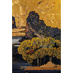 Кофейный стол с японским пейзажем Bohemia coffee table  варинант исполнения - 6 | Loft Concept в Красноярске