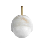 Подвесной светильник из белого алебастра Cryptocrystalline Stone варинант исполнения - 7 | Loft Concept в Красноярске