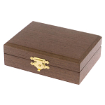 Визитница карманная металлическая с гравюрой Герба России в подарочной коробке Gold Metal Business Card Holders варинант исполнения - 4 | Loft Concept в Красноярске