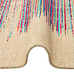 Ковер с геометрическим узором из комбинированного состава Full rhythm варинант исполнения - 2 | Loft Concept в Красноярске