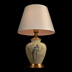 Настольная лампа бежевая с изображением птиц Slip Away варинант исполнения - 4 | Loft Concept в Красноярске