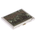 Портсигар с газовой зажигалкой из натурального камня Серафинит Stone Cigarettes Cases варинант исполнения - 1 | Loft Concept в Красноярске