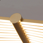 Люстра в виде распахнутых крыльев из тонких металлических планок Flight of Freedom варинант исполнения - 2 | Loft Concept в Красноярске