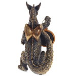 Часы в виде дракона Gold Black Dragon with Clock варинант исполнения - 2 | Loft Concept в Красноярске