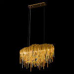 Люстра подвесная с металлическими цепочками и изогнутыми металлическими дугами 72 см Atlantis Chain варинант исполнения - 15 | Loft Concept в Красноярске