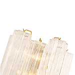 Бра с вертикальными стеклянными подвесками Hexagon Tube Light варинант исполнения - 4 | Loft Concept в Красноярске