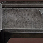 Консоль прямоугольная серая с 4-мя выдвижными ящиками Grany варинант исполнения - 4 | Loft Concept в Красноярске