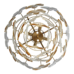 Люстра конусообразная с цветочными мотивами Light Floral Glow варинант исполнения - 6 | Loft Concept в Красноярске