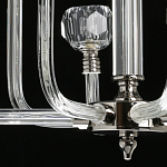 Люстра с 8-ю лампами и гранеными стеклянными плафонами Prism Gala варинант исполнения - 10 | Loft Concept в Красноярске