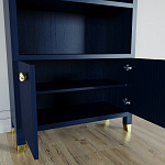 Книжный Стеллаж Elsa Dreams Blue с задней стенкой варинант исполнения - 3 | Loft Concept в Красноярске