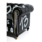 Диван Честерфильд граффити graffiti Orange Sofa натуральная кожа варинант исполнения - 10 | Loft Concept в Красноярске