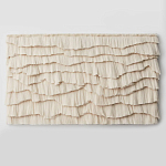 Светло-Бежевое Панно из нитей White Landscape Wall Hanging варинант исполнения - 4 | Loft Concept в Красноярске