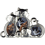 Фоторамка детская Childhood Corner Three cats варинант исполнения - 1 | Loft Concept в Красноярске