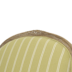 Кресло Ava Classical Armchair green striped flax варинант исполнения - 4 | Loft Concept в Красноярске