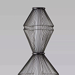 Торшер светодиодный с плетеным металлическим каркасом Metal Interweaving варинант исполнения - 3 | Loft Concept в Красноярске