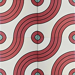 Дизайнерская плитка с узором Дорожки 2 варинант исполнения - 2 | Loft Concept в Красноярске