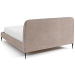 Кровать с обивкой велюр Hazel Velour Beige Bed варинант исполнения - 4 | Loft Concept в Красноярске