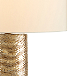 Настольная лампа золотая с цилиндрическим абажуром Golden Mosaic варинант исполнения - 1 | Loft Concept в Красноярске