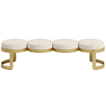 Дизайнерская Банкетка Leola латунь  варинант исполнения - 2 | Loft Concept в Красноярске