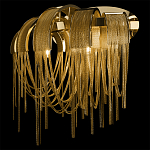 Бра с металиическими цепочками и дугообразными элементами Atlantis Chain варинант исполнения - 10 | Loft Concept в Красноярске