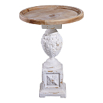 Приставной столик с резным античным узором Antique Engraving варинант исполнения - 1 | Loft Concept в Красноярске