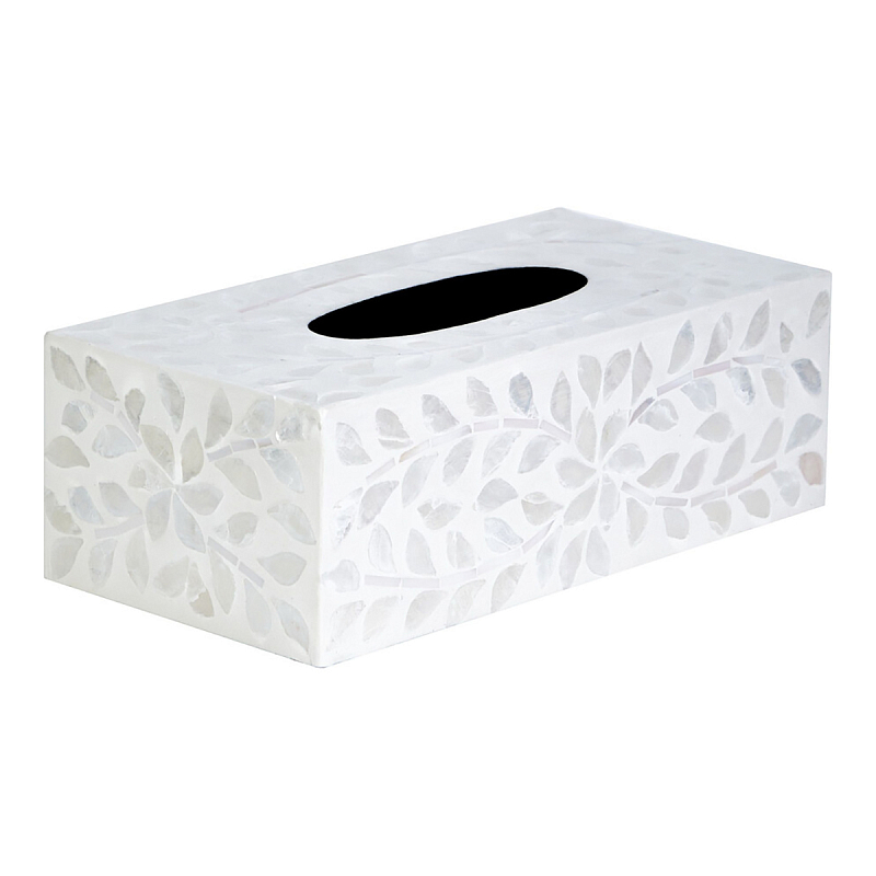 Салфетница Esmee Bone Inlay Белый Салфетница Esmee Bone Inlay Белый в Красноярске | Loft Concept