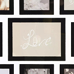 Рамка для 9-ти фотографий квадратная Moment Forever варинант исполнения - 3 | Loft Concept в Красноярске