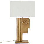 Настольная лампа с прямоугольным белым абажуром Skillful Face варинант исполнения - 5 | Loft Concept в Красноярске