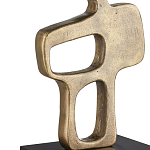 Настольная лампа с фигурным каркасом и прямоугольным тканевым абажуром Brutalist Profile варинант исполнения - 1 | Loft Concept в Красноярске