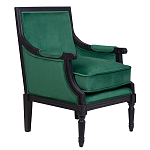 Кресло Harry Armchair black and green velour варинант исполнения - 1 | Loft Concept в Красноярске