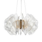 Люстра с декором в виде крупных рельефных лепестков 80 см Ethereal Bloom варинант исполнения - 1 | Loft Concept в Красноярске