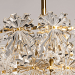 Люстра многоярусная с объемными прозрачными цветами Hanging Flowers варинант исполнения - 6 | Loft Concept в Красноярске